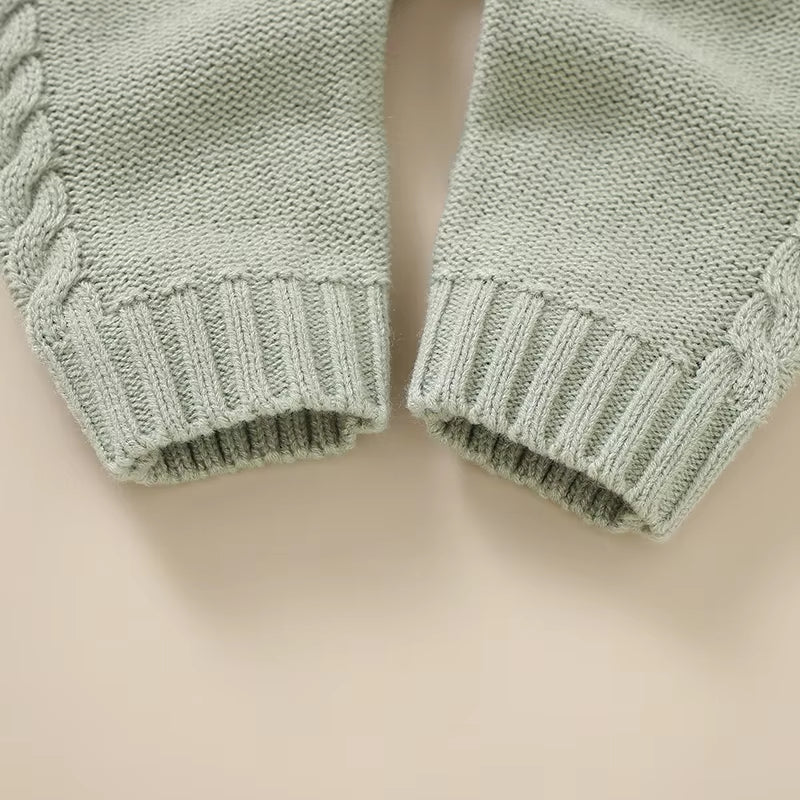 KnitNest – Solid Color Sleeveless Baby Romper